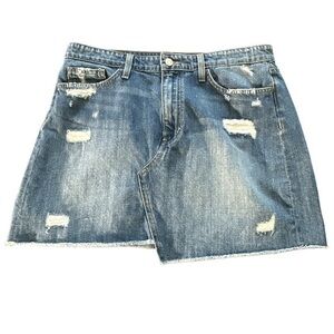 Flying Monkey Denim Skirt Size 11 EUC #6595